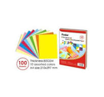 FOSKA COLORED ORIGAMI PAPER #CP6080 (100 SHEETS)