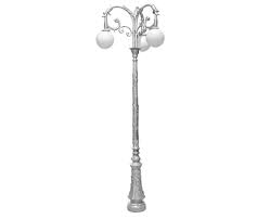 Heavy metal, hard rock quality: King Architectural Metals Aluminum French Triple Head Lamp 91 1716 Landscape Architect