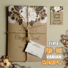 Pengajian merupakan salah satu kegiatan keagaman yang sering dilakukan oleh masyarakat. Pro 002 Varian Komplit Cetak Undangan Pernikahan Rustic Vintage Pakai Tali Rami Mewah Murah Shopee Indonesia