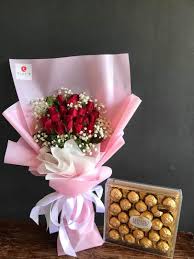 Balloon deliveries are available every day with our fast service. Flower Chocolate Rose Bouquet Delivery Furniture Home Living Gardening Plants Seeds On Carousell