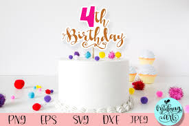 31 images of birthday icon. 4th Birthday Graphic By Midmagart Creative Fabrica