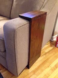Easy Small Space Side Table Diy Sofa Table Home Diy Home Projects
