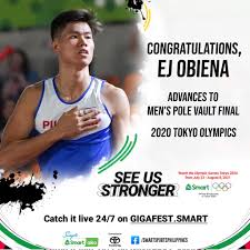 Sa kanyang final attempt, nakuhang talunin ni obiena ang baras na nakataás ng 5.75 meters upang mapabilang sa mga finalists. Nru Pn4ryhq Em