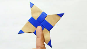 How To Make A Ninja Star Out Of Paper How To Make A Paper Ninja Star Shuriken Tutorial Simplified In 2020 Paper Ninja Stars Ninja Star Shuriken