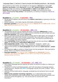 Please leave a comment with questions and suggestions on what topics you'd like more. Aqa Gcse 9 1 English Language Paper 2 Section A Reading How To Answer Model Answer Teaching Resources