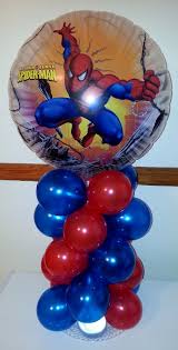 Balloon Decoration Spiderman Birthday Decoration Ideas At Home Birthday Ideas Spiderman Centerpiece Spiderman Birthday Spiderman Birthday Party Spiderman Theme Party