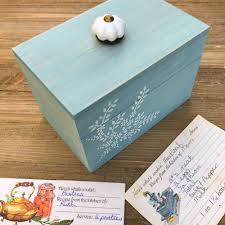 Pickle Wash Recipe Box Easy Project That Makes A Great Gift For Mom Or Someone Who Loves To Cook Recipe Card Boxes Painted Recipe Box Recipe Box Craft
