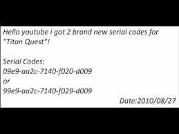 With the ragnarök expansion, titan quest continues its epic journey through the world of antiquity. Titan Quest 2 New Serial Key Youtube