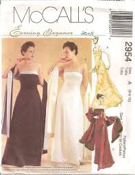 Mccalls 2954 Misses Formal Evening Gown Dress By Patternpriority 6 95 Vestiti Costura