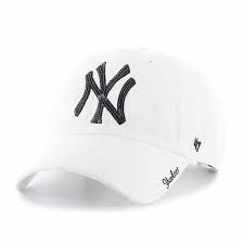 New York Yankees Women S 47 Brand Sparkle White Clean Up Adjustable Hat Detroit Game Gear En 2020 Gorra De Los Yankees Gorras Gorra