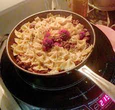 Larry G Used His Nuwave Pic To Make A Complete Dinner In Only 30 Minutes After Browning Some Lean Hamburger Meat He Added Peppe Cooking Recipes Recipes Food