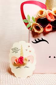 Add a personal touch and send love with personalized valentines cards. Diy Unicorn Valentine Box Hair Bow Valentines With Cricut See Kate Sew