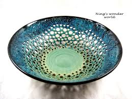 Pottery Fruit Bowl Large Decorative Lace Bowl Ceramics Ideas Pottery Ceramics Pottery Art Pottery
