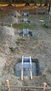 5 11 15 The First Layer Of 8 Point Foundations Has Been Completed I Spent 4 Cubic Meters Of Gravel House Foundation Diy Garden Decor Container House Design