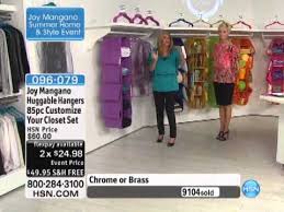 You would have never thought that a purchase of hangers could change our lives! Joy Mangano Huggable Hangers 85 Piece Customize Your Clo Youtube
