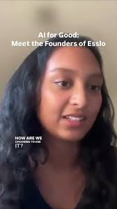 In this episode, Editorial Intern Ashley Kim from SOLA Network sat down  with Hadassah Betapudi and Elijah Kim, Stanford students and co-founders of  Esslo. , Launched in 2024, Esslo utilizes AI to ...