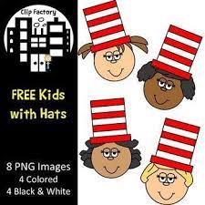Free Kids With Hats Clip Art Free Clip Art Teacher Freebies