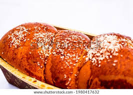 Bulgarian easter bread kozunak.some versions feature a topping of sliced almonds, but that is purely regional and optional. Shutterstock Puzzlepix