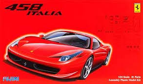 09 pm • cars & trucks • posted on jul 10,. 2009 Ferrari 458 Italia Sports Car Plastic Model Car Kit 1 24 Scale 12 By Fujimi 12382