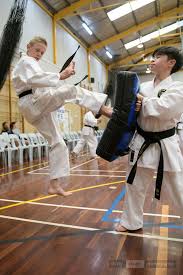 First Taekwondo Perth Jump Push Kick Taekwondo Martial Arts Women Martial Arts Girl