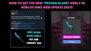 The nikilisrbx twitter codes is available here for you to use. How To Get The New Frozen Blade Godly In Roblox Mm2 Winter Update 2021 Youtube