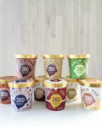 Rich cookie dough ice cream with a salted peanut buttery swirl, crispy oats, chocolatey flakes, and sweet candies. New Halo Top Flavors Taste Test Popsugar Fitness