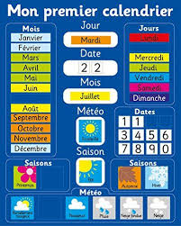 Mon Premier Calendrier Magnetique 40 X 30cm Tableau Rigide Avec Une Corde Pour Le Suspendre Deplacez Les G Calendrier Magnetique Calendrier Enfant Calendrier