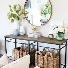 Home Decor Minimalist Homedecorationguideandtips Entryway Table Decor Reclaimed Wood Console Table Console Table Decorating