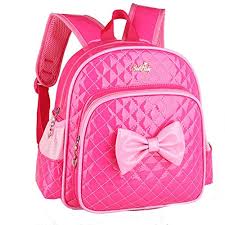 Brand new crossbody backpack purse hot pink lightweight bag 9x11x3. Kindergaten Cartoon Bookbags Vibola Baby Girl Bowknot Print Backpack School Bags Hot Pink Buy Online In Tajikistan At Tajikistan Desertcart Com Productid 47783199