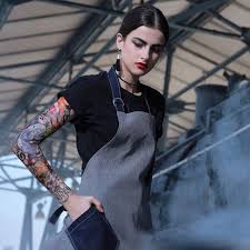 Maybe you would like to learn more about one of these? Blue Canvas With Denim Pockets And Straps Barista Apron Chef Apron Barbeque Apron Mens Apron Women Apron Aprons For Men Light Blue Denim Denim Apron