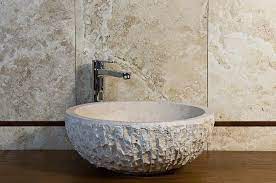 Tondozzo Lavabo Da Appoggio Tondo Tr020 Lavandini Da Bagno Bagno In Pietra Bagni Rustici Moderni