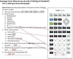 A Great First Day Activity With Ti 84 Plus Ce Handheld Calculators It Can Also Be Used With Older M Getting To Know You First Day Activities Teaching Geometry