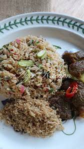 Panas, resepi nasi ayam, resepi nasi arab, resepi nasi goreng kampung, resepi nasi briyani, resepi nasi kerabu, resepi nasi daging, diaries : Nasi Goreng Kerabu Yang Terlajak Sedap Azie Kitchen