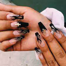 Check spelling or type a new query. MaÏ'ia Å‹eÏ'Ê€a On Instagram Black Baptism Unitas Esculturales Pintadas A Mano Con Apli Manicura De Unas Unas De Gel Brillantes Arte Para Unas Largas