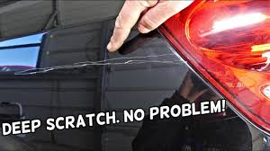 How To Repair Deep Car Paint Scratch Like A Pro Youtube