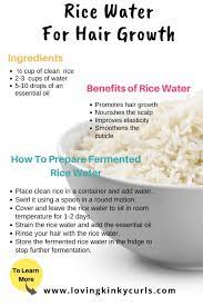 Does rice water help with hair growth? Rice Water For Hair Growth Healthy Natural Hair Growth Hair Growing Tips Healthy Natural Hair