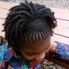 One of the most popular pairings, the twist with a fade is a modern modification to the natural style. Braids Twists And Cornrows Short Natural Hair Styles Hair Styles Kids Hairstyles