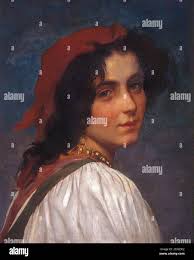 BAZILE PERRAULT LEON JEAN BASILE LOVE AND INNOCENCE 1884 ARTIST PAINTING  CANVAS