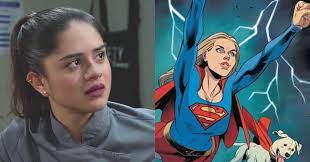 The new images feature calle in the supergirl suit, hooked up and ready to fly. Chjjcwpb4ymi6m