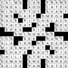 La Times Crossword 26 Mar 20 Thursday Laxcrossword Com
