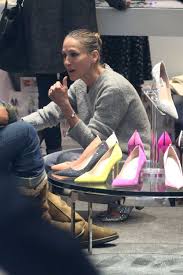 Sarah Jessica Parker At Her Sjp Pop Up Shoe Store In New York Hd Photos Sarah Jessica Parker Up Shoes Sjp