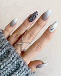 Home Blend Of Bites Nails Burgundy Nails Nail Art Hacks