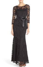Chetta B Peplum Lace Mermaid Gown With Images Black Lace Dress Long Formal Dresses For Women Nordstrom Dresses