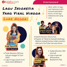Jun 04, 2021 · sejumlah calon penumpang pesawat berdiri dan menyanyikan indonesia raya di yogyakarta internasional airport viral di medsos. Lagu Indonesia Yang Viral Hingga Luar Negeri Akutahu Com Sekejap Lebih Cerdas