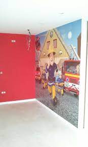 Fireman Sam Mural Kid S Bedroom They Love It Fireman Room Boys Lego Bedroom Ideas Boys Lego Bedroom