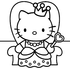 Coloriage Hello Kitty A Colorier Dessin A Imprimer Hello Kitty Colouring Pages Hello Kitty Coloring Hello Kitty Drawing