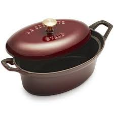 Staub terrine rectangular 30cm x 11cm black emile henry france ovenware terrine foie gras medallion, oak emile henry 349791 france ovenware terrine & press, large, burgundy Staub Heritage Oval Terrines 1 9 Qt Grenadine 3618287 Staub Sur La Table Oval