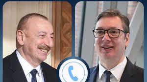 Vučić razgovarao sa predsednikom Azerbejdžana: Obavestio sam Alijeva o  brojnim pritiscima kojima je Srbija izložena i zamolio sam ga za  prijateljsku i bratsku podršku