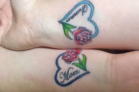 One mother and daughter inked their hearts on their sleeves with these winnie the pooh and piglet matching tattoos. Matching Mother Daughter Colorful Tattoo Mother Daughter Heart Tattoos Mother Daughter Momcanvas