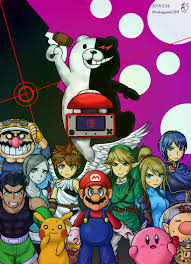 Smash Bros In Monokuma Smash Bros Nintendo Super Smash Bros Super Smash Bros